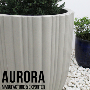 Ventes chaudes d'artisanat vietnamien : pots et jardinières en béton et ciment pour décoration extérieure, emballage personnalisé - Product Image 6
