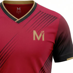 Uniforme de entrenamiento de fútbol de alto rendimiento, camiseta de fútbol para hombre, pantalones cortos, ropa deportiva, conjunto de gimnasio MALUZA INDUSTRIES - Product Image 4