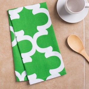 Serviette de cuisine carrée imprimée en coton 100% tissé, écologique, lavable en machine - Product Image 5