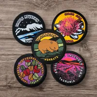 Patch brodé personnalisé avec logo, cercle à coudre, feutre non tissé, applique décorative pour cadeaux