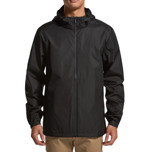 New Design Lightweight Long Zipper Waterproof Breathable Windproof Hooded <b>Jacket</b> Winter Outdoor Windbreaker <b>Jackets</b> - Product Image 1