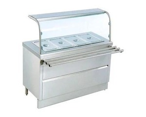 Chauffe-Plats Électrique Commercial en Acier Inoxydable pour Buffet de Cuisine Hôtelière, Bain-Marie de Présentation 3/4/5 Bacs, Équipement de Chauffage pour la Restauration - Product Image 3