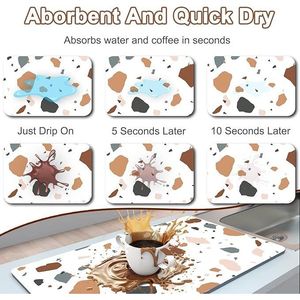 Tappetino Super Assorbente 43x71 cm per Bancone Bar Caffè, Grande Tappetino da Cucina che si Adatta Perfettamente Senza Problemi con la Macchina del Caffè - Product Image 3