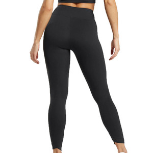 OEM Wholesale New Style Women Fitness Leggings Mid Waist Solid Pattern Breathable Quick Dry Yoga SportsWear - Product Image 2