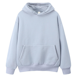 Wholesale Royal <b>Blue</b> Hoodies for <b>Men</b> Custom Logo Plain Sweatshirt Cotton Hoodies and Sweatshirts for <b>Men</b> Clothing Winter Fashion - Product Image 1