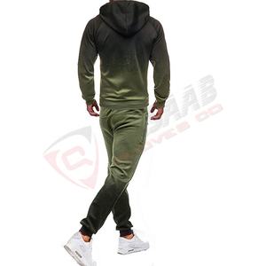 Vêtements d'entraînement respirants coupe ajustée pour hommes Ensemble 2 pièces de jogging décontracté imprimé par sublimation personnalisable de créateur - Product Image 4