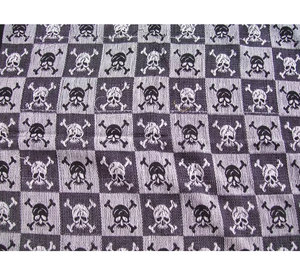 Super Quality 100% Cotton Handloom Knitted Arab Keffiyeh Shemagh <b>Scarf</b> with Skull Pattern Embroidered <b>Chiffon</b> Shawl Style - Product Image 4
