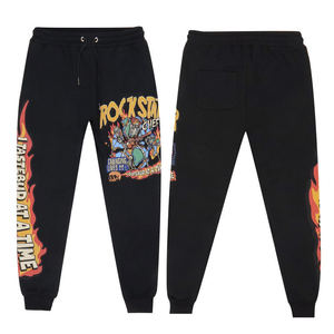 Pantalones de chándal de algodón personalizados para hombre, estilo jogger, oversize, con estampado digital, tejido 100% algodón, con garantía comercial. - Product Image 1