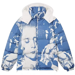 Chaqueta de Invierno Acolchada 100% Poliéster PU con Diseño Personalizado, Chaqueta con Capucha y Cuello Alto, Chaquetas de Burbuja para Niños, OEM ODM - Product Image 1