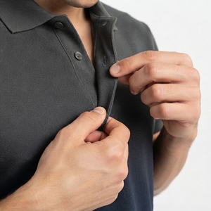 Camiseta Polo de Algodón Premium para Hombre, Precio de Fábrica al por Mayor, Camiseta Polo de Manga Corta para Hombre, Camiseta Polo de Algodón de Alta Calidad al por Mayor - Product Image 3