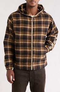 เสื้อฮู้ดซิปผู้ชาย ผ้าฝ้ายพรีเมียม สไตล์ลำลอง ทรงโอเวอร์ไซส์ จากผู้ผลิต - Product Image 3