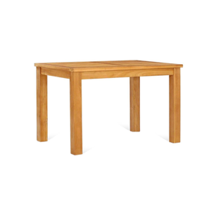 Table de salle à manger au design moderne, structure en teck, matériau durable pour la maison et le jardin. - Product Image 6