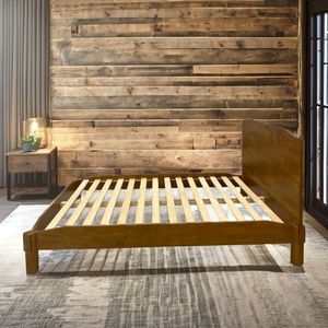 Vietnam-Made Comfortable Curved <b>Wooden</b> <b>Beds</b> for Cozy Bedrooms in Middle Eastern Homes OEM Factory Free UAE Tariff - Product Image 5