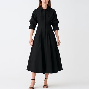 Custom Wholesale Elegant Woven Casual <b>Dress</b> for Women - Product Image 4