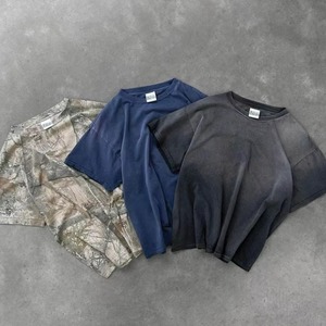 เสื้อยืดแขนสั้นลายพรางสำหรับผู้ชายรุ่นใหม่ แห้งเร็ว ทรงปกติ คอกลม ใส่สบายๆ - Product Image 4