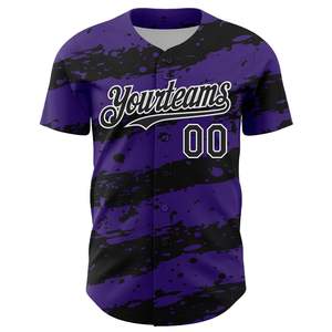Camiseta de Béisbol Personalizada para Adultos, Impresión por Transferencia de Calor, Transpirable, Cuello Redondo, Tirantes en T, Manga Corta, Uniforme Deportivo Unisex para Equipos, 100% - Product Image 2