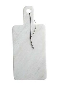 Premium White Marble Cutting Board with Handle Single Tier Jewelry Serving Platter for Kitchen Use - Product Image 2
