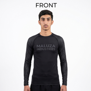 Custom Logo Unisex Rash Guard Swim Shirt 100% Cotton Quick Dry UPF 50+ <b>Compression</b> Breathable Eco-Friendly for BJJ MMA Grappling - Product Image 1