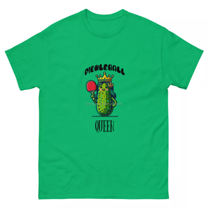 Customised Breathable High Quality Pickleball Queen Unisex Classic Tee Sports <b>T</b>-<b>Shirt</b> with 100% Cotton Fabric - Product Image 5