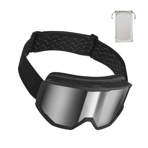 Gafas de Esquí para Hombre, Mujer y Jóvenes con Revestimiento Revo, Espejo Plateado, OTG, Antivaho, Lente Cilíndrica, Marco de TPU, para Deportes de Nieve - Product Image 1