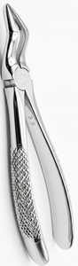 Forceps d'extraction dentaire pédiatrique ergonomique, manuel, petite taille, bec étroit, poignée texturée pour racines antérieures supérieures - Product Image 2