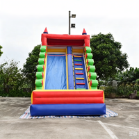 Toboggans gonflables personnalisés pas chers pour aire de jeux, super toboggan gonflable commercial, toboggans aquatiques gonflables