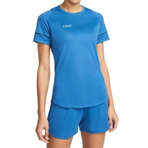 2025 été haut mince et short femmes 2 pièces ensembles jumeaux ensembles de vêtements O cou couleur unie à manches courtes personnalisé votre propre Logo - Product Image 1