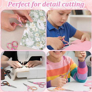 Juego de 12 Tijeras de Bordado Profesionales con Funda de Cuero Artificial, Tijeras de Acero Inoxidable para Cortar Hilo de Coser - Product Image 4