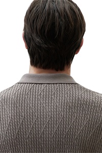 T-shirts de polo de golf à col solide de créateur de haute qualité respirant 100% coton à demi-manches pour hommes disponibles à la vente - Product Image 2