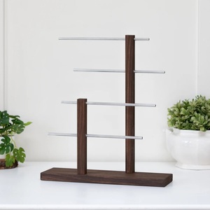 Minimalist Jewelry Stand With Dual Bar Efficient Display Anti <b>Tangle</b> Holder For Bracelets Necklaces Stable Base Modern Organizer - Product Image 6