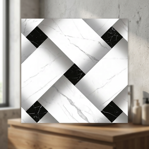 Carreaux de céramique 3D externes 300x300mm Carreaux de porcelaine pour mur extérieur en briques de villa antiques rustiques émaillées mates - Product Image 4