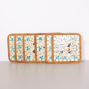 Square <b>sage</b> <b>green</b> rattan table mat eco-friendly <b>placemats</b> great deal decorative tableware accessory - Product Image 4
