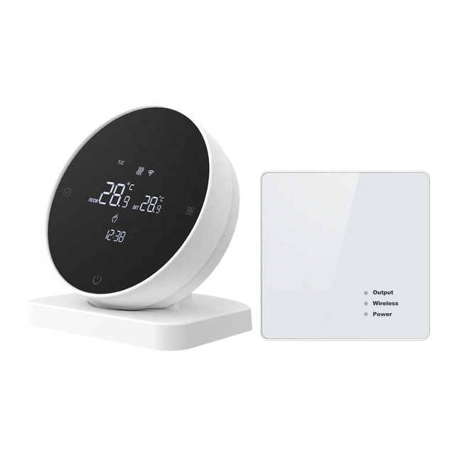 UEMON WiFi Smart Thermostat Wireless Smart RF Room Thermostat for Hot Water Gas Boiler Heating Room Thermostat
