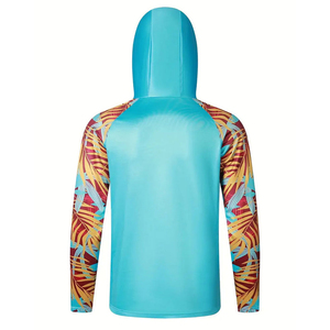 Vêtements de protection solaire pour les pêcheurs, sports de plein air, mode, sweats à capuche de pêche, sweats à capuche de pêche à manches longues - Product Image 1