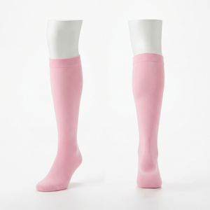 Calcetines Médicos Premium para Hombre, 180 GSM, Algodón, Poliéster, Spandex, Color Coral, Transpirables, Absorbentes de Humedad, Logotipo Personalizado, OEM, ODM - Product Image 2