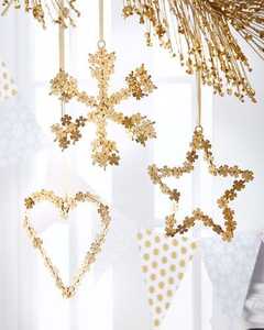 Modern Metal <b>Christmas</b> Ornaments Star <b>Tree</b> Circle Shape Handicraft Decorations - Product Image 3