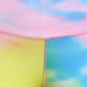 Leggings pour femmes effet tie-dye, taille haute, imitation jean, extensibles, jeggings, pantalon de yoga, décontracté, pour tous les jours - Product Image 2