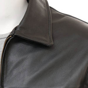 Chaqueta de Cuero Sintético Estilo Casual y Urbano, Diseño Personalizado de Alta Calidad, Corte Ajustado, Transpirable e Impermeable para Hombre - Product Image 6