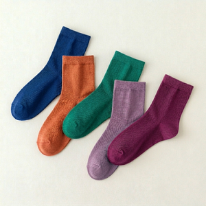Wholesale Cotton <b>Grip</b> <b>Socks</b> Anti Slip Crew <b>Socks</b> Seamless Diabetic Friendly <b>Socks</b> Custom Logo OEM - Product Image 1
