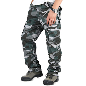 Venta Directa de Fábrica, Pantalones Cargo para Hombre, Nuevo Diseño Multibolsillos, Color Liso - Product Image 5