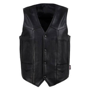 Chaleco de Cuero Profesional para Motocicleta, con Logotipo Personalizado, Estilo Biker, Transpirable, Vintage - Product Image 1