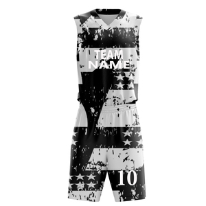 Conception personnalisée d'uniformes de basketball, créez votre propre logo, ensemble imprimé par sublimation numérique, maillot de basketball réversible pour adultes et jeunes - Product Image 1