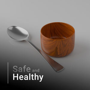 ชุดชามสลัดไม้อะคาเซีย6ชิ้นชามไม้สำหรับเสิร์ฟอาหารปลอดภัยต่อสิ่งแวดล้อมดีไซน์ตามสั่งใช้สำหรับบนโต๊ะในครัวและของตกแต่งบ้าน - Product Image 6