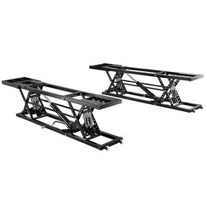 25,6 pollici max. Sollevatore per Moto Portatile in Acciaio al Carbonio con Capacità di 2.268 kg, Piastre Allungate e Design a Due Colonne - Product Image 6