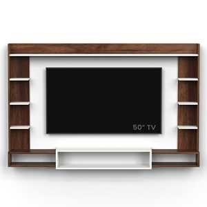 Mueble de TV Moderno Orelia de Madera Sintética con Estantes para Libros, Soporte para Decodificador y Exhibición Decorativa - Product Image 3