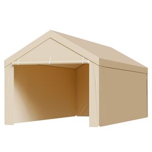 Telo di Ricambio per Tettoia Auto/Camion 10x20 piedi, Resistente ai Raggi UV, Impermeabile, con Pareti Laterali, per Garage Portatile - Product Image 5