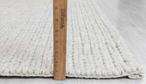 พรมขนสัตว์อินเดียทอมือลายซูแมคเนื้อหนา พรมลายทางทำมือเนื้อนุ่มหนา ทันสมัย เหมาะสำหรับห้องนั่งเล่น รับผลิตตามแบบ OEM - Product Image 4