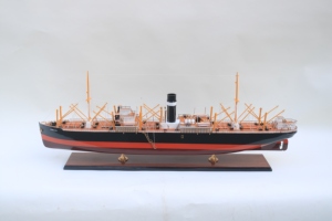 Modèle de navire de guerre en bois Cordillera fait main en acier inoxydable - Réplique réduite de navire naval à vapeur vintage pour la décoration de la maison ou du bureau - Product Image 3