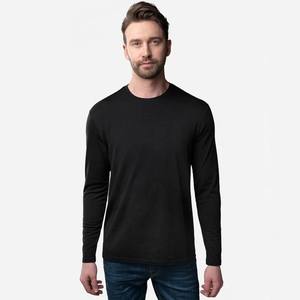เสื้อยืดแขนยาวแบบเรียบ น้ำหนัก 220 กรัม สำหรับสกรีนลายแบบซับลิเมชั่น สำหรับผู้ชายและผู้หญิง สั่งซื้อจำนวนมาก - Product Image 4