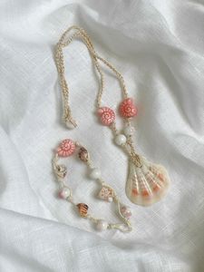 Collar de Conchas Marinas Hecho a Mano con Colgante de Estrella de Mar, Joyería de Playa Personalizada DIY para Mujeres y Hombres, Venta al por Mayor en Vietnam - Product Image 3